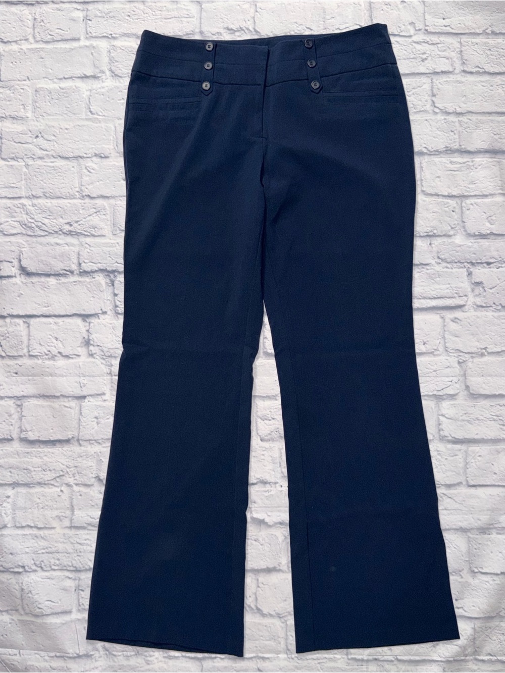 Joe B Dark Navy Bootcut Dress Pants